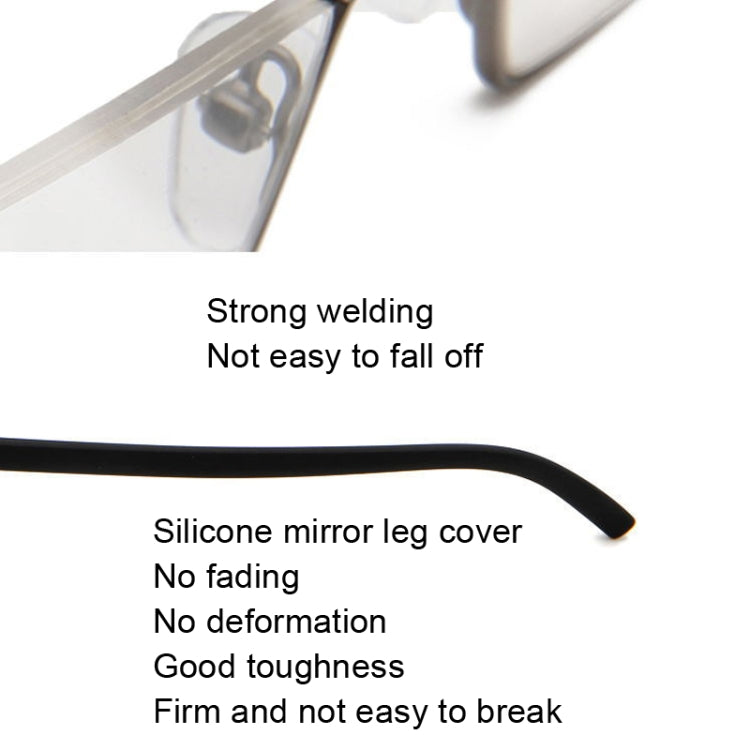 TR90 Seniors Clear Glasses With Portable Case Lightweight Presbyopic Glasses, +4.00