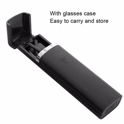 TR90 Seniors Clear Glasses With Portable Case Lightweight Presbyopic Glasses, +4.00