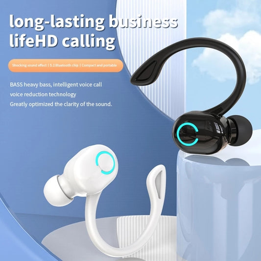 S10 Bluetooth Headset Business Model Hanging Ear Type Stereo Earphone, S10 Black, S10 White