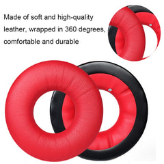 1pair Headset Sponge Cover for Sennheiser HD25-1II/25/25SP/25SP-II, Black, Red, Yellow, Blue, White, Black Wrinkled