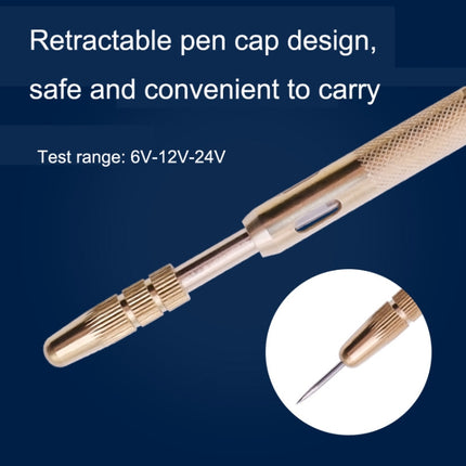 2pcs 6-24V Car Circuit Test Pen LED Multi Function Test Passing Test Light Test Light Test Pen, LED Spring Test Pen
