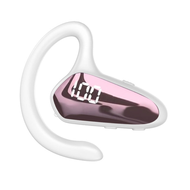 YX02 With Digital Display Hanging Ear Bone Conduction Bluetooth Headset, YX02 Red, YX02 Pink, YX02 Black, YX02 Grey