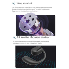 YJ77 Bluetooth 5.2 Ear-mounted OWS Bone Conduction Headset