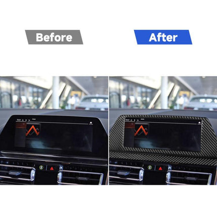 For 2019-2024 BMW 8 Series G14 Right-hand Drive 2pcs /Set Navigation Screen Frame Sticker, Right-hand Drive