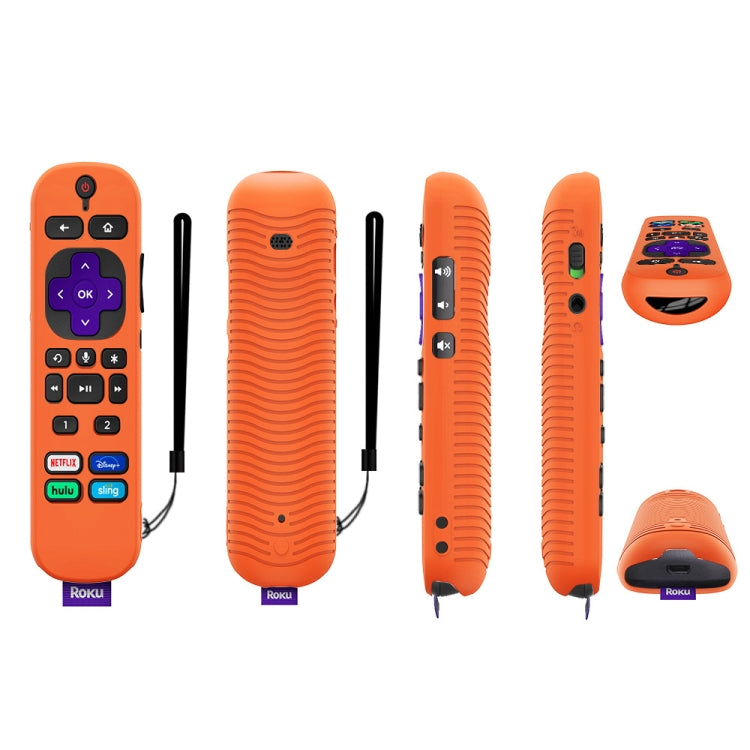 For TCL Roku Voice Remote Pro Y30 Remote Control Shockproof Silicone Protective Case, For TCL Roku Voice Remote Pro(Luminous Blue), For TCL Roku Voice Remote Pro(Purple), For TCL Roku Voice Remote Pro(Luminous White), For TCL Roku Voice Remote Pro(Blac...