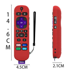 For TCL Roku Voice Remote Pro Y30 Remote Control Shockproof Silicone Protective Case, For TCL Roku Voice Remote Pro(Luminous Blue), For TCL Roku Voice Remote Pro(Purple), For TCL Roku Voice Remote Pro(Luminous White), For TCL Roku Voice Remote Pro(Blac...