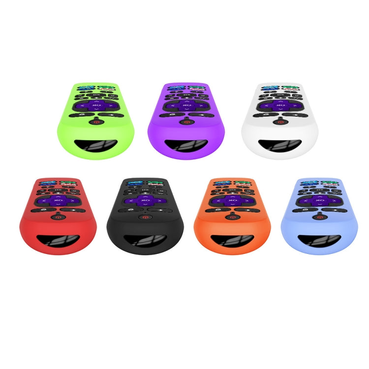 For TCL Roku Voice Remote Pro Y30 Remote Control Shockproof Silicone Protective Case, For TCL Roku Voice Remote Pro(Luminous Blue), For TCL Roku Voice Remote Pro(Purple), For TCL Roku Voice Remote Pro(Luminous White), For TCL Roku Voice Remote Pro(Blac...