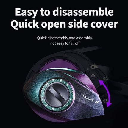 TAKUMI-S BJ2000 Metal Far Casting Anti-Fry Line Water Drop Reel With Unloading Alarm Fishing Reel, BJ2000 Left