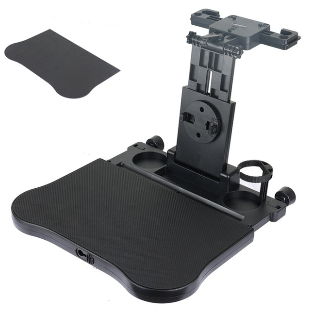 Car Seat Back Multifunctional Adjustable Travel Cup Table Computer Holder, A08