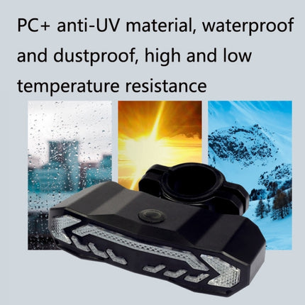 SF31 Bicycle Smart Brake Taillight USB Alerter Night Ride Ride Mountain Vehicle Turn LED Taillights