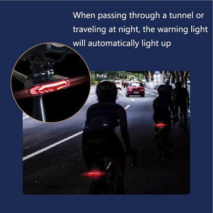 SF31 Bicycle Smart Brake Taillight USB Alerter Night Ride Ride Mountain Vehicle Turn LED Taillights