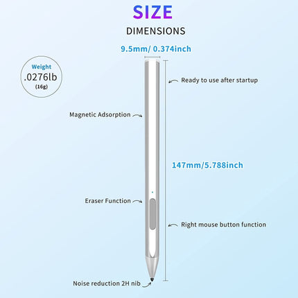 For Microsoft Surface Pro7/6/5/4 PROX Go Book Touch Pen