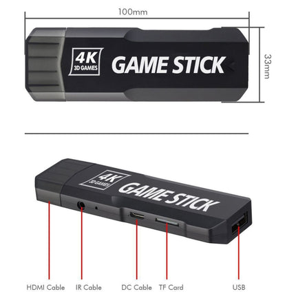 GD10 2.4G Wireless 4K HD TV Game Console PSP Game Box