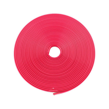 8m/roll Car Wheel General Sticker Modified Protection Sticker Anti-collision Strip, 1roll Purple, 1roll Blue, 1roll Green, 1roll Orange, 1roll Gray, 1roll White, 1roll Black, 1roll Red, 1roll Yellow, 1roll Pink