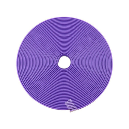 8m/roll Car Wheel General Sticker Modified Protection Sticker Anti-collision Strip, 1roll Purple, 1roll Blue, 1roll Green, 1roll Orange, 1roll Gray, 1roll White, 1roll Black, 1roll Red, 1roll Yellow, 1roll Pink