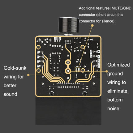 TDA7850 Amplifier Board 2.1 Channel 2x80W Car AB Type Amplifier Module DIY High Power 120W Bass