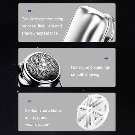 Electric Mini Shaver USB Rechargeable Waterproof Portable Razor, Mini