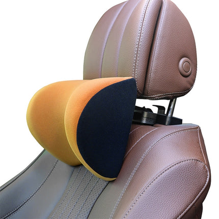 A09 5D Car Universal Adjustment U-shaped Memory Foam Headrest, U-shaped (Black), U-shaped (Gray), U-shaped (Brown), With Stand  (U-shaped)
