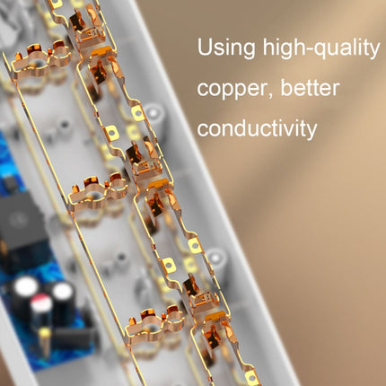 LDNIO - Toma de corriente de carga rápida multifuncional para viajes, hogar y oficina, 5+4 puertos