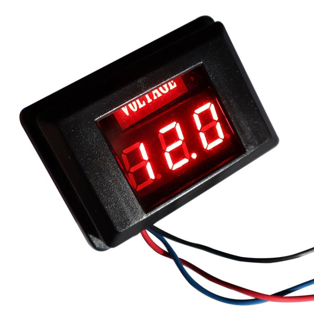 DES-2 Car Battery Voltage Meter DC LED Digital Display 12V Motorcycle RV Yacht Voltage Meter Detector, DES-2 Voltage Meter Green, DES-2 Voltage Meter Red, DES-2 Voltage Meter Blue, DES-2 Voltage Meter Orange, DES-2 Voltage Meter White