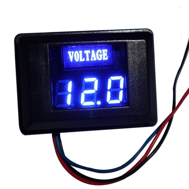 DES-2 Car Battery Voltage Meter DC LED Digital Display 12V Motorcycle RV Yacht Voltage Meter Detector, DES-2 Voltage Meter Red, DES-2 Voltage Meter Blue, DES-2 Voltage Meter Orange, DES-2 Voltage Meter White, DES-2 Voltage Meter Green