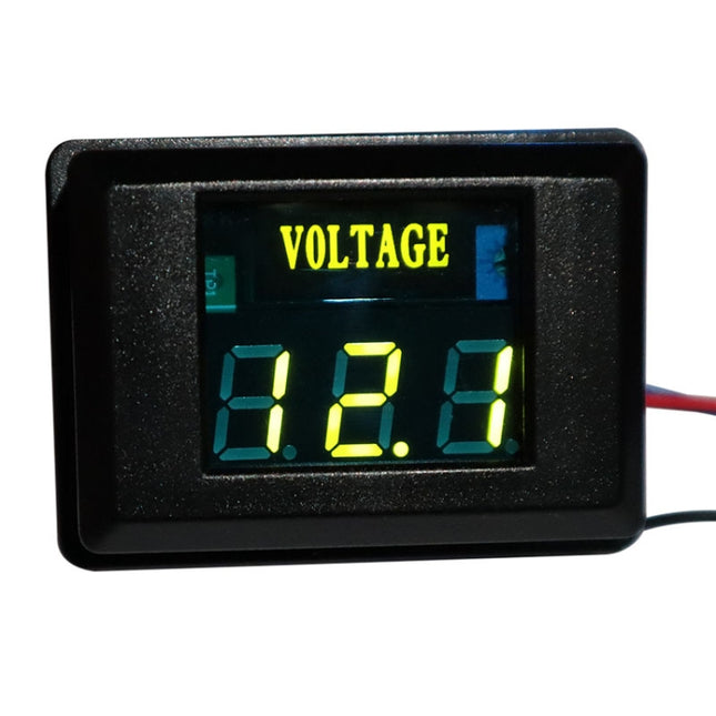 DES-2 Car Battery Voltage Meter DC LED Digital Display 12V Motorcycle RV Yacht Voltage Meter Detector, DES-2 Voltage Meter Green, DES-2 Voltage Meter Red, DES-2 Voltage Meter Blue, DES-2 Voltage Meter Orange, DES-2 Voltage Meter White