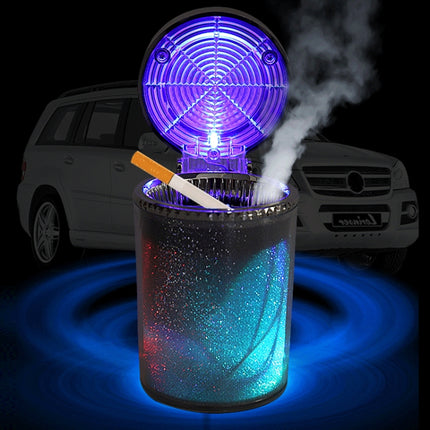 Car Air Conditioner Outlet Ashtray With LED Light, With LED Light