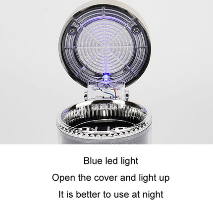 Car Air Conditioner Outlet Ashtray With LED Light, With LED Light