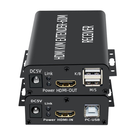 BW-HKE60A HDMI 60m KVM With USB Extender Support POE Single-End Power Supply With US Plug, BW-HKE60A