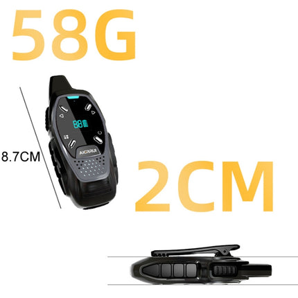 LED Display USB Charging Wireless Handheld Small Mini Walkie Talkie