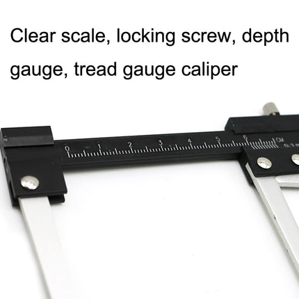 Multi-function Tire Patterns Deep Ruler Brake Disc Thickness Measuring Tools, Measuring Tools