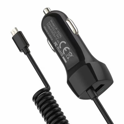 522AL Fast Charging With Cable Car Charging, Output Interface:, 8 Pin (Black), 8 Pin (White), Type-C/USB-C (Black), Type-C/USB-C (White), Micro USB (Black), Micro USB (White)