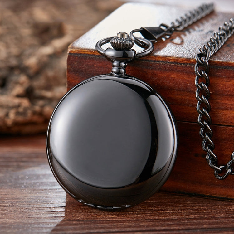 pm240 Classic Double Open Double Face Vintage Manual Mechanical Pocket Watch with Roman Lettering, Round Opening Gold Shell Gold Face, Black Shell Black Face Gold Movement, Silver Shell Silver Face Silver Movement, Gold Shell Gold Face Movement