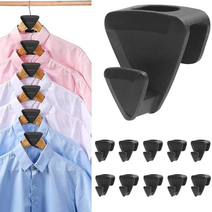 10pcs  Triangle Clothes Hanger Hook Connection Hook Space Saving Connectors