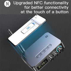 M9 Pro 5.1 Bluetooth Receiver Launcher FM Radio 4 In 1 NFC Audio Adapter, M9 Pro