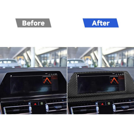For 2019-2024 BMW 8 Series G14 Left-hand Drive 2pcs /Set Navigation Screen Frame Sticker, Left-hand Drive