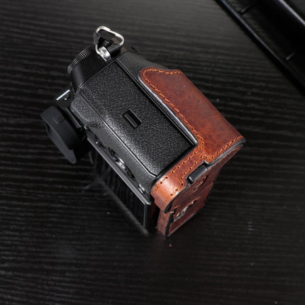 For FUJIFILM X-T5 Camera Cowhide Bag Anti-scratch Protective Case Base Cover