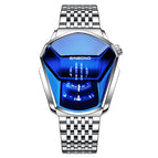 Steel Belt White Steel Blue Face / White Steel Blue Face