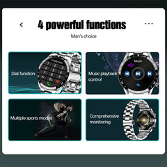 LIGE 0175 Bluetooth Step Perseverance Detection Smart Watch, Style: