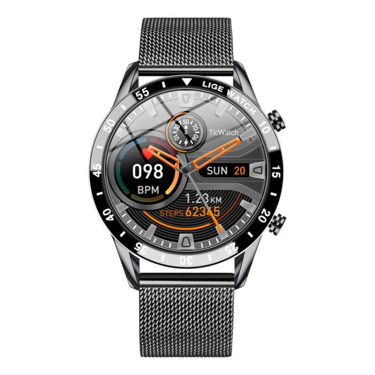 LIGE 0175 Bluetooth Step Perseverance Detection Smart Watch, Style:
