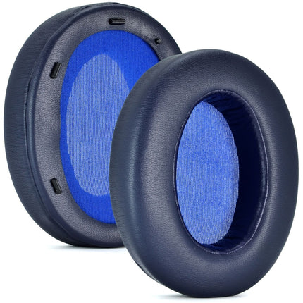 Für Sony WH-XB910N XB910N, 2 Stück Headset-Ohrenschützer, Schwammabdeckung, für Sony WH-XB910N (Schwarz), für Sony WH-XB910N (Blau)