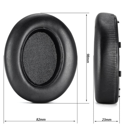 Für Sony WH-XB910N XB910N, 2 Stück Headset-Ohrenschützer, Schwammabdeckung, für Sony WH-XB910N (Schwarz), für Sony WH-XB910N (Blau)
