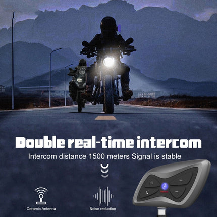 T6plus Motorcycle Helmets Smart Intercom And Bluetooth Headset, T6plus