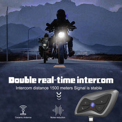 T6plus Motorcycle Helmets Smart Intercom And Bluetooth Headset, T6plus