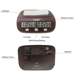 LEAP PQ9907S Chess Clock International Chess Go Clock