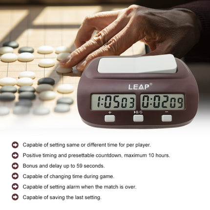 LEAP PQ9907S Chess Clock International Chess Go Clock