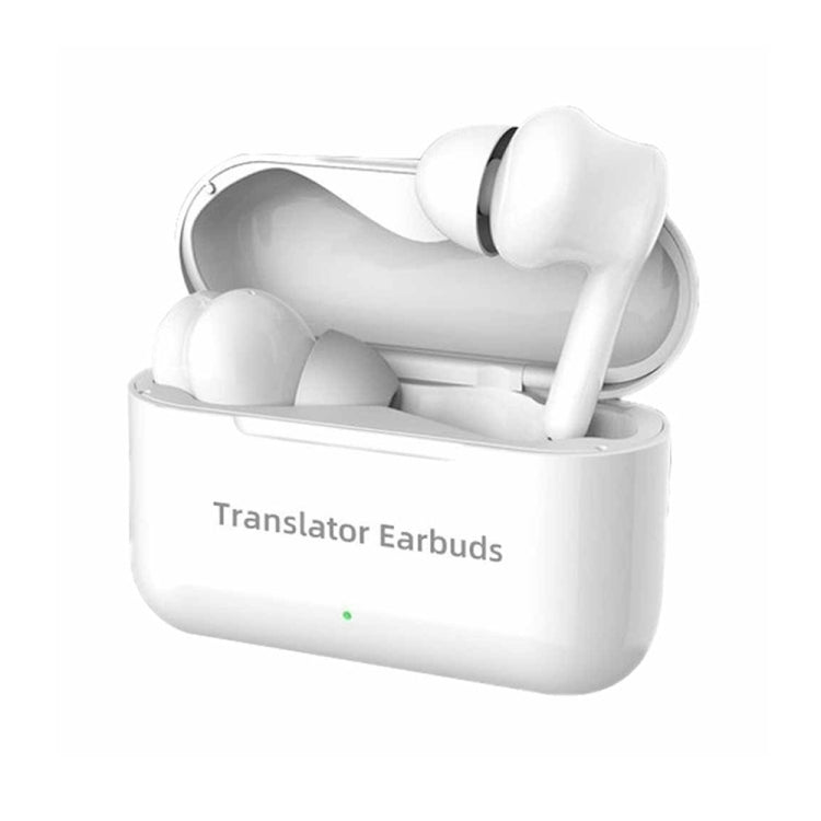 M6 Multi-country Mutual Translation Smart Bluetooth Translation Earphone Supports 127 Languages, M6 White