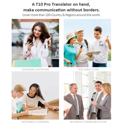 T10Pro Wifi Artificial Intelligence Photo / Recording Translating Machine Supports 138 Languages