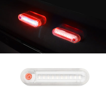 Motorcycle Electric Car Anti-Rear Collision Solar Strobe Warning Light, Red Light, Blue Light, Colorful Light, Bright Colorful Light