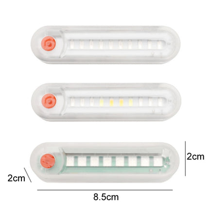 Motorcycle Electric Car Anti-Rear Collision Solar Strobe Warning Light, Red Light, Blue Light, Colorful Light, Bright Colorful Light